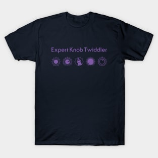 Expert Knob Twiddler (Purple) T-Shirt